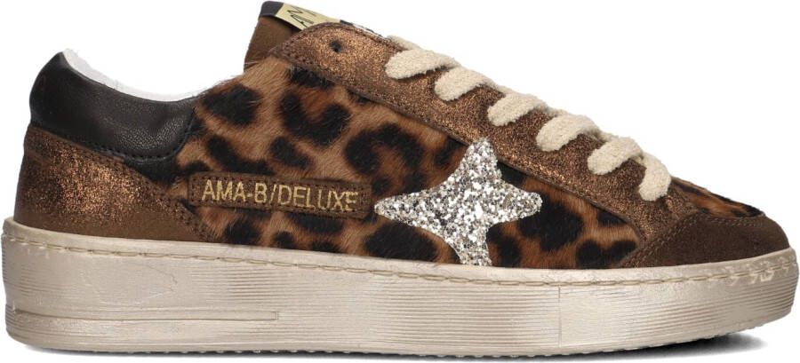 AMA BRAND DELUXE Lage Sneakers Dames Slam Maat: 40 Materiaal: Ponyhair Kleur: Bruin