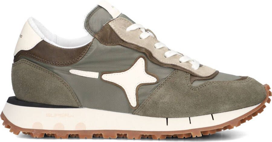 AMA BRAND DELUXE Lage Sneakers Dames S.run Maat: 45 Materiaal: Suède Kleur: Groen