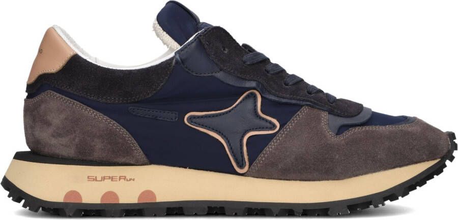 AMA BRAND DELUXE Lage Sneakers Heren S.run Men Maat: 41 Materiaal: Suède Kleur: Blauw