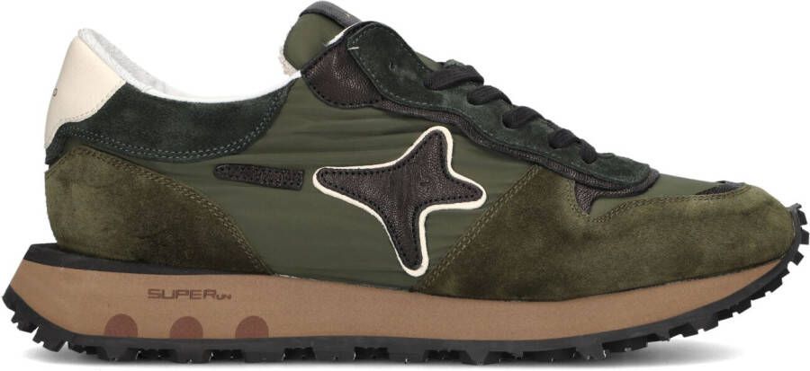 AMA BRAND DELUXE Lage Sneakers Heren S.run Men Maat: 43 Materiaal: Suède Kleur: Groen