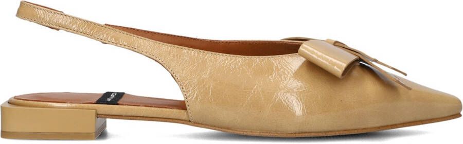 ÁNGEL ALARCÓN Slingbacks Dames 25010 Maat: 38 Materiaal: Lak Kleur: Camel