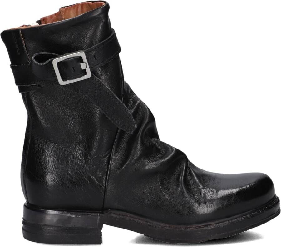 A.S.98 Enkellaarsjes Dames B80213 Maat: 42 Materiaal: Leer Kleur: Zwart