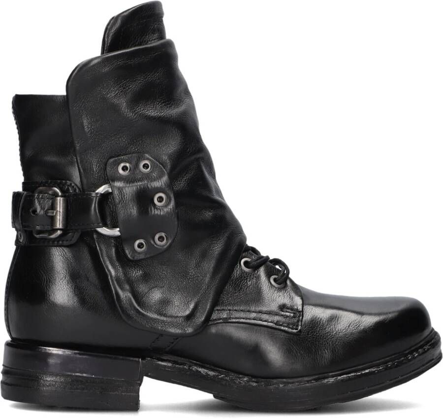 A.S.98 Enkellaarsjes Dames B80221 Maat: 41 Materiaal: Leer Kleur: Zwart - Foto 4