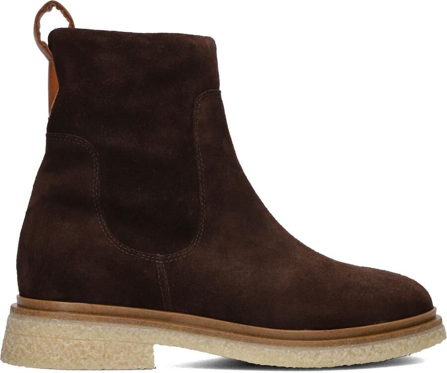 AYANA Enkelboots Dames 07-332 Maat: 37 Materiaal: Suède Kleur: Bruin - Foto 3