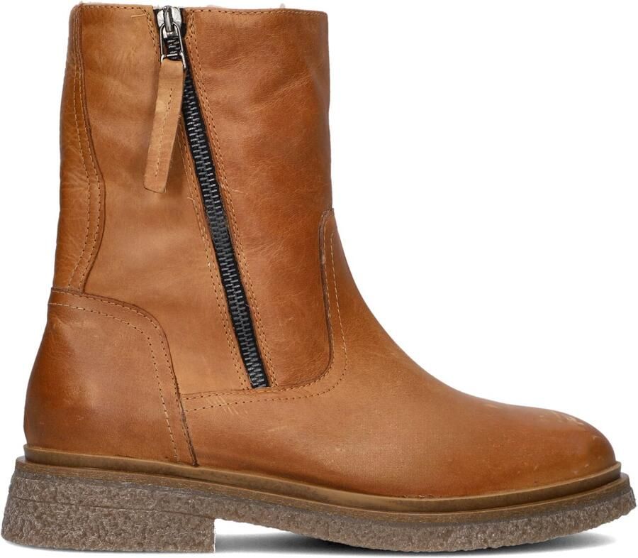 AYANA Enkelboots Dames 09-242 Maat: 36 Materiaal: Leer Kleur: Cognac - Foto 5