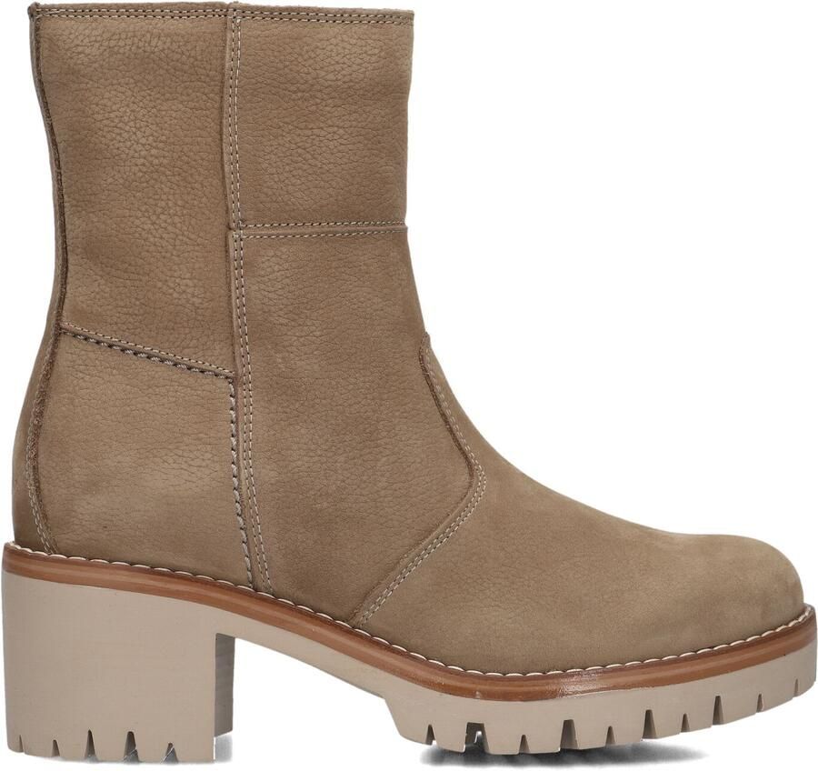 AYANA Enkellaarsjes Dames 853 Maat: 41 Materiaal: Suède Kleur: Beige - Foto 3