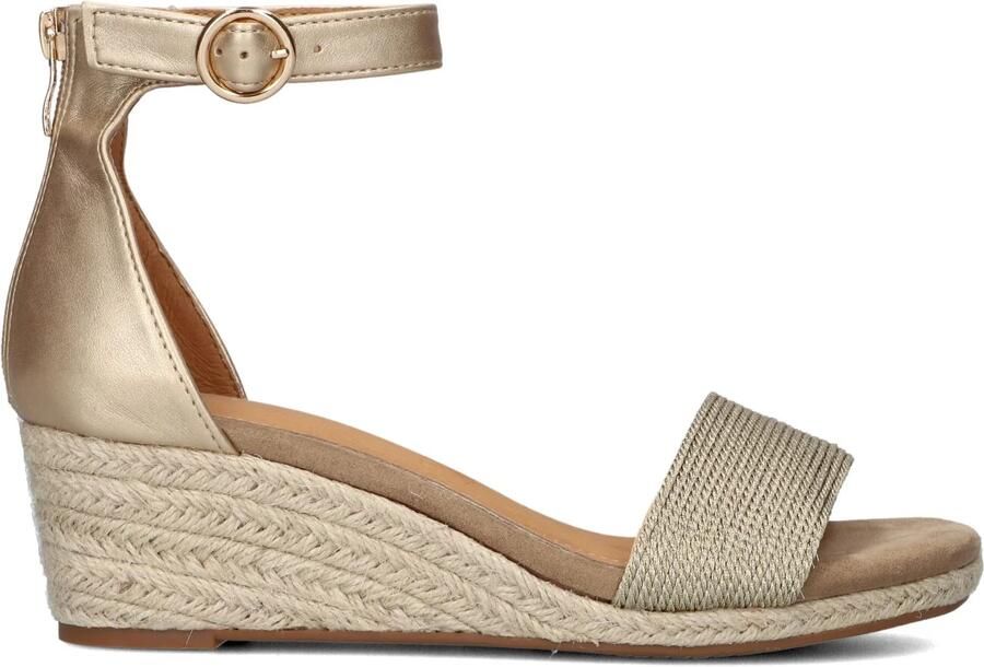 AYANA Espadrilles Dames 0577-3b Raffia Goud