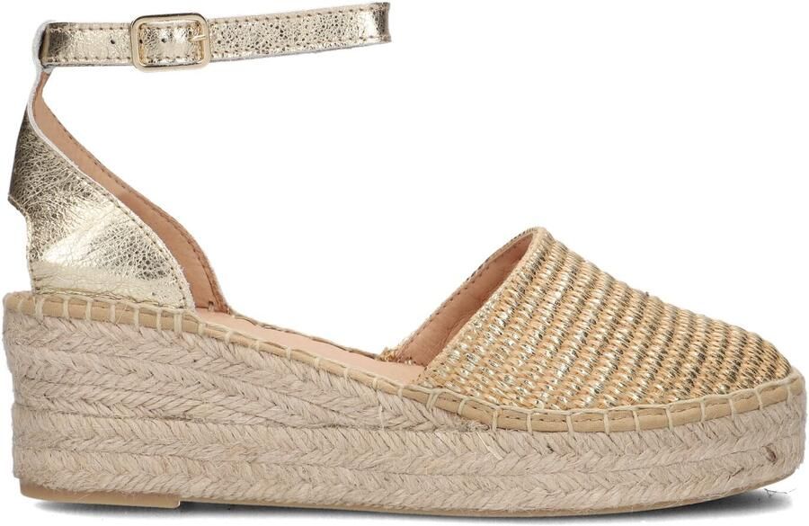 AYANA Espadrilles Dames Yu644 Maat: 38 Materiaal: Leer Kleur: Goud - Foto 3