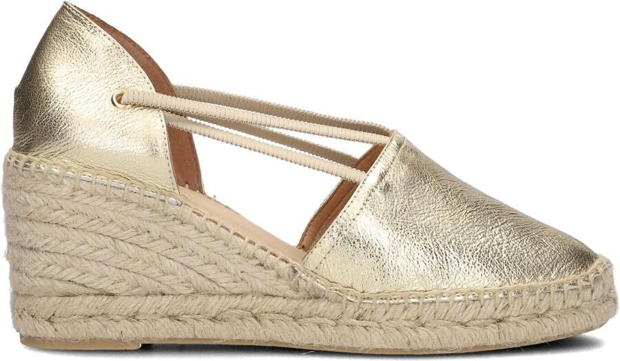 AYANA Espadrilles Dames Yu688 Maat: 41 Materiaal: Leer Kleur: Goud - Foto 4