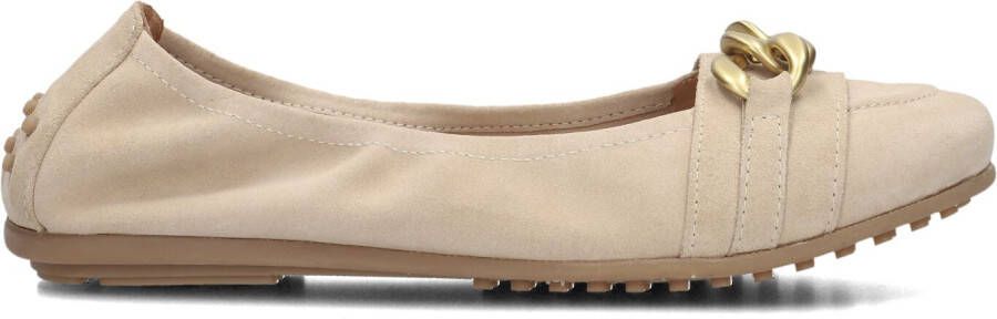 AYANA Ballerina Dames 1273 Maat: 39 5 Materiaal: Suède Kleur: Beige