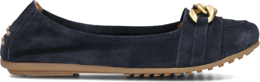 AYANA Ballerina Dames 1273 Maat: 38 5 Materiaal: Suède Kleur: Blauw