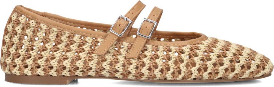 AYANA Ballerina Dames L12469 Maat: 38 Materiaal: Textiel Kleur: Bruin