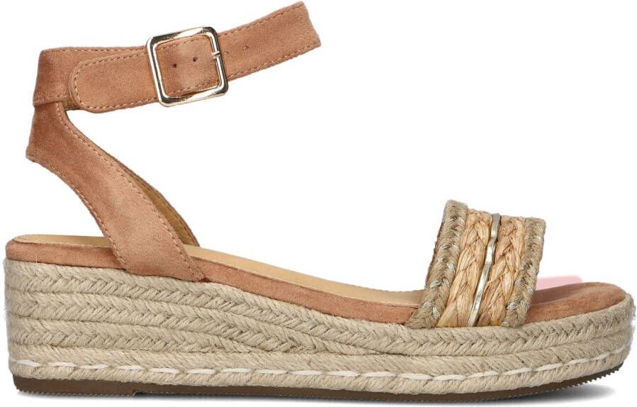 AYANA Sandalen met Hak Dames 0047 Raffia Camel - Foto 4