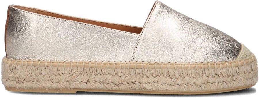 AYANA Espadrilles Dames Omo25yu815 Maat: 38 Materiaal: Leer Kleur: Goudkleurig