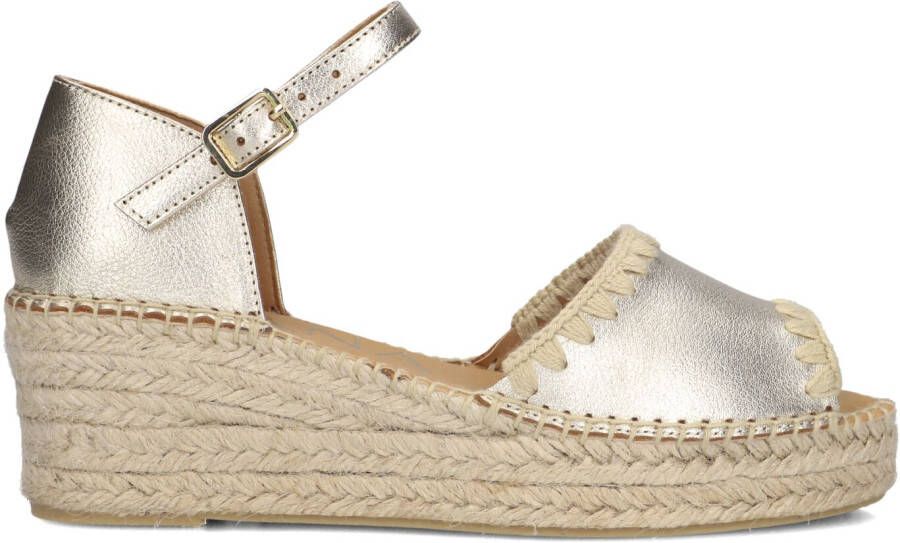 AYANA Espadrilles Dames Omo25yu816 Maat: 40 Materiaal: Leer Kleur: Goudkleurig