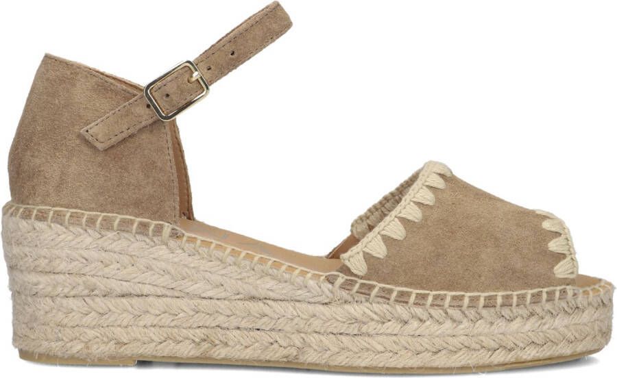 AYANA Espadrilles Dames Omo25yu816 Maat: 38 Materiaal: Suède Kleur: Zand