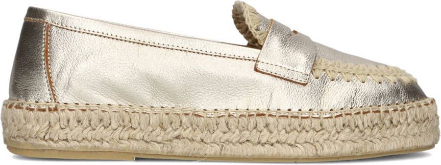 AYANA Espadrilles Dames Omo25yu819 Maat: 36 Materiaal: Leer Kleur: Goudkleurig
