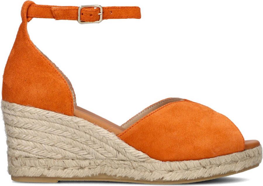 AYANA Espadrilles Dames Yu6891 Maat: 38 Materiaal: Suède Kleur: Oranje