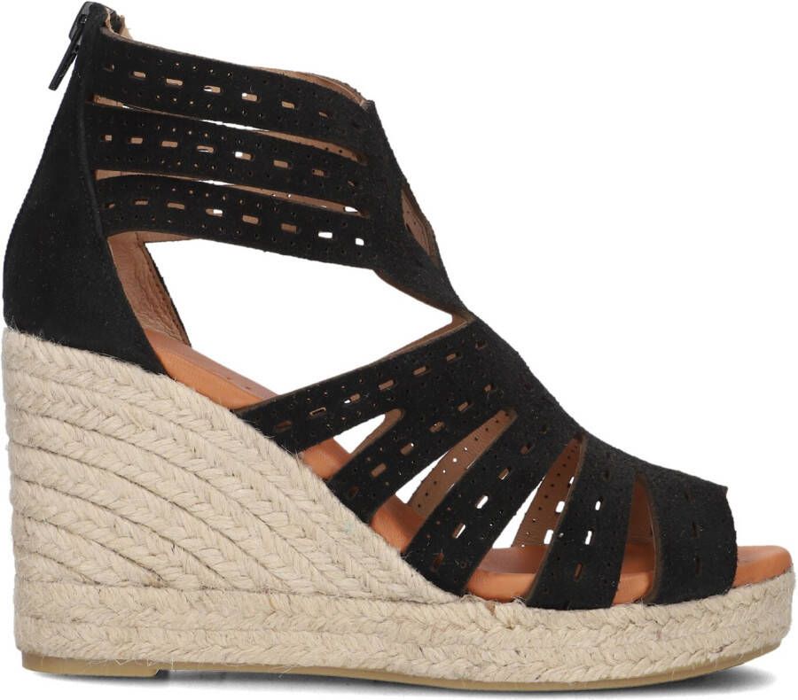 AYANA Espadrilles Dames Yu693 Maat: 37 Materiaal: Suède Kleur: Zwart