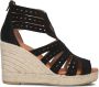 AYANA Espadrilles Dames Yu693 Maat: 37 Materiaal: Suède Kleur: Zwart - Thumbnail 2