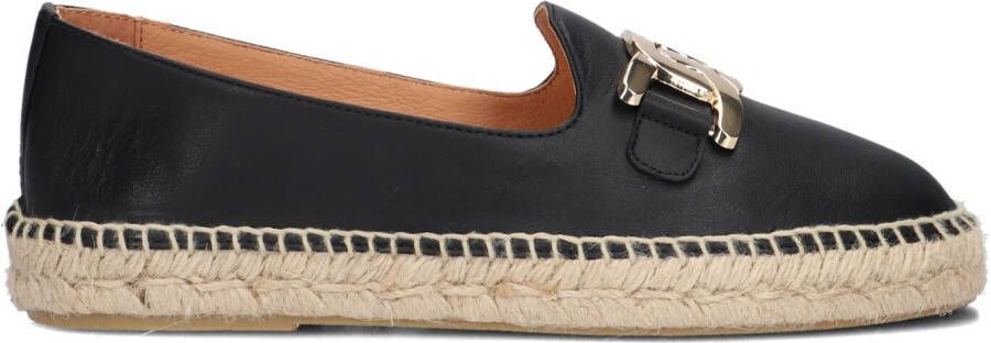 AYANA Espadrilles Dames Yu695 Maat: 38 Materiaal: Leer Kleur: Zwart
