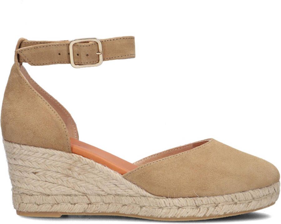 AYANA Espadrilles Dames Yu735 Maat: 42 Materiaal: Suède Kleur: Taupe
