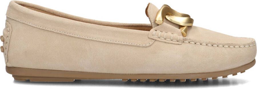 AYANA Mocassins Dames 1202 Maat: 35 Materiaal: Suède Kleur: Beige