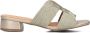 AYANA Slippers Dames 0325-8 Maat: 38 Materiaal: Raffia Kleur: Goud - Thumbnail 2