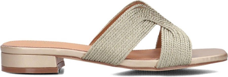 AYANA Slippers Dames 0677-1 Maat: 38 Materiaal: Raffia Kleur: Goud - Foto 2