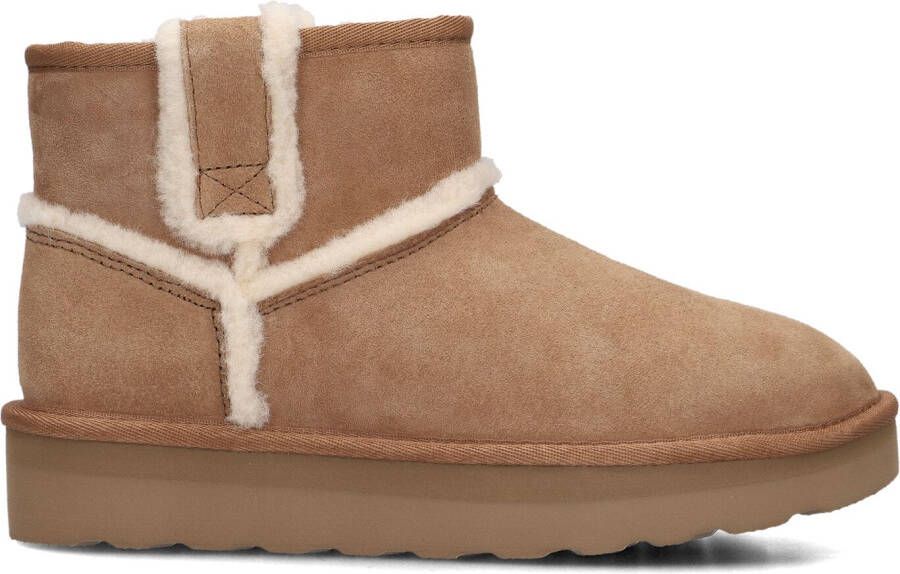 AYANA Vachtlaarzen Dames Sw3w491yw Maat: 39 Materiaal: Suède Kleur: Cognac