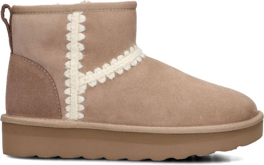 AYANA Vachtlaarzen Dames Sw4w035yw Maat: 41 Materiaal: Suède Kleur: Taupe