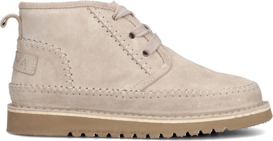 AYANA Veterboots Dames 2422 Maat: 42 Materiaal: Suède Kleur: Beige