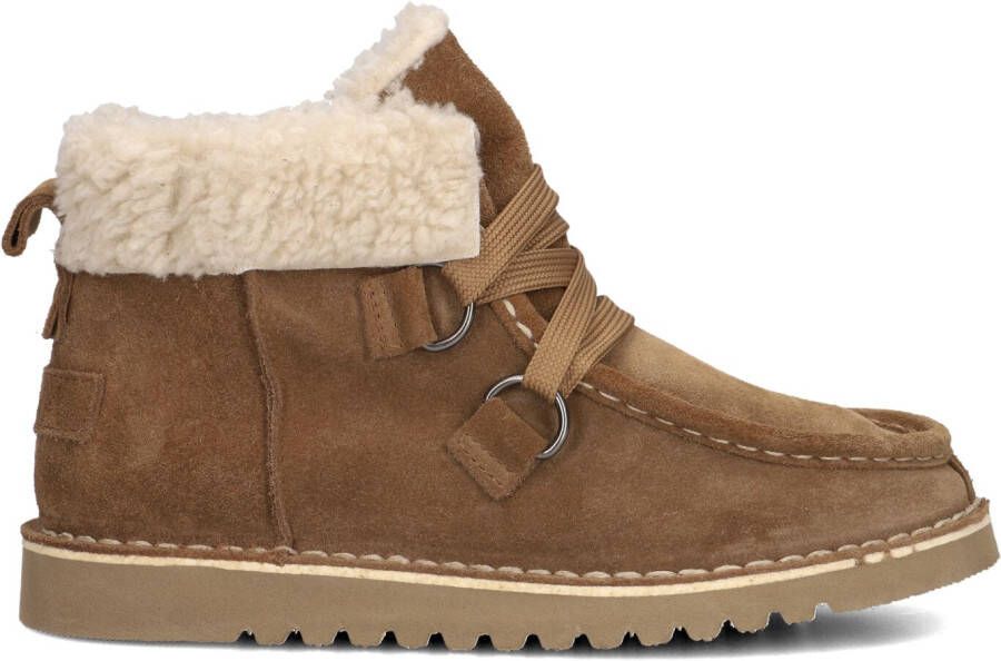 AYANA Veterboots Dames 2426 Maat: 38 Materiaal: Suède Kleur: Taupe