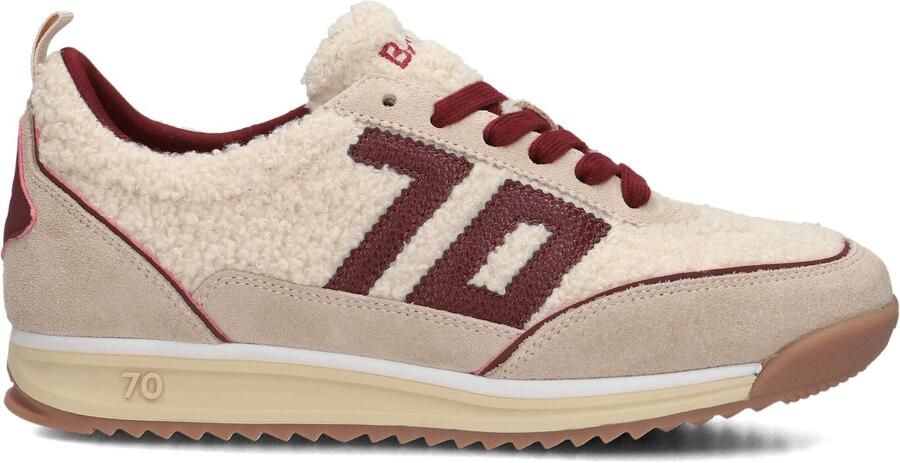 BACK70 Lage Sneakers Dames Jogger Fur Textiel Beige - Foto 2