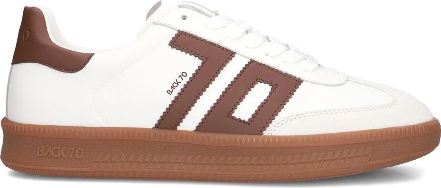 BACK70 Lage Sneakers Heren Double Maat: 40 Materiaal: Leer Kleur: Wit - Foto 6
