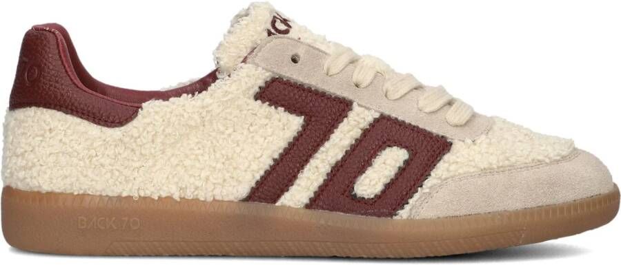 BACK70 Lage Sneakers Dames Cloud Maat: 38 Materiaal: Teddy Kleur: Bordeaux - Foto 4
