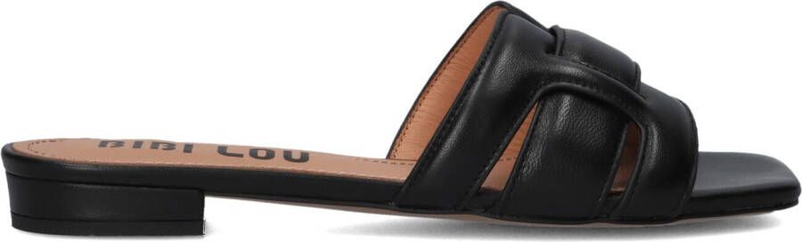 BIBI LOU Slippers Dames 760z10vk Maat: 40 Materiaal: Leer Kleur: Zwart