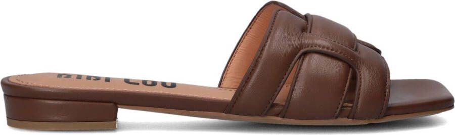 BIBI LOU Slippers Dames 760z10vk Maat: 37 Materiaal: Leer Kleur: Bruin - Foto 3