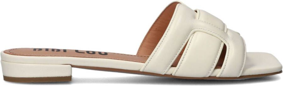BIBI LOU Slippers Dames 760z10vk Maat: 41 Materiaal: Leer Kleur: Wit