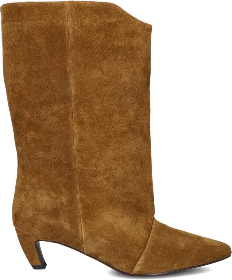 BIBI LOU Hoge Laarzen Dames Naroa Booties 55 Suède Cognac