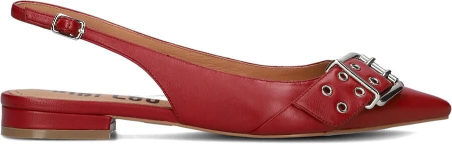 BiBi Lou Dames Sandalen 520z10vk Samira Flat Carmin Rood - Foto 4