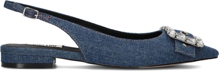 BIBI LOU Slingbacks Dames 534z67vk Maat: 37 Materiaal: Denim Kleur: Blauw