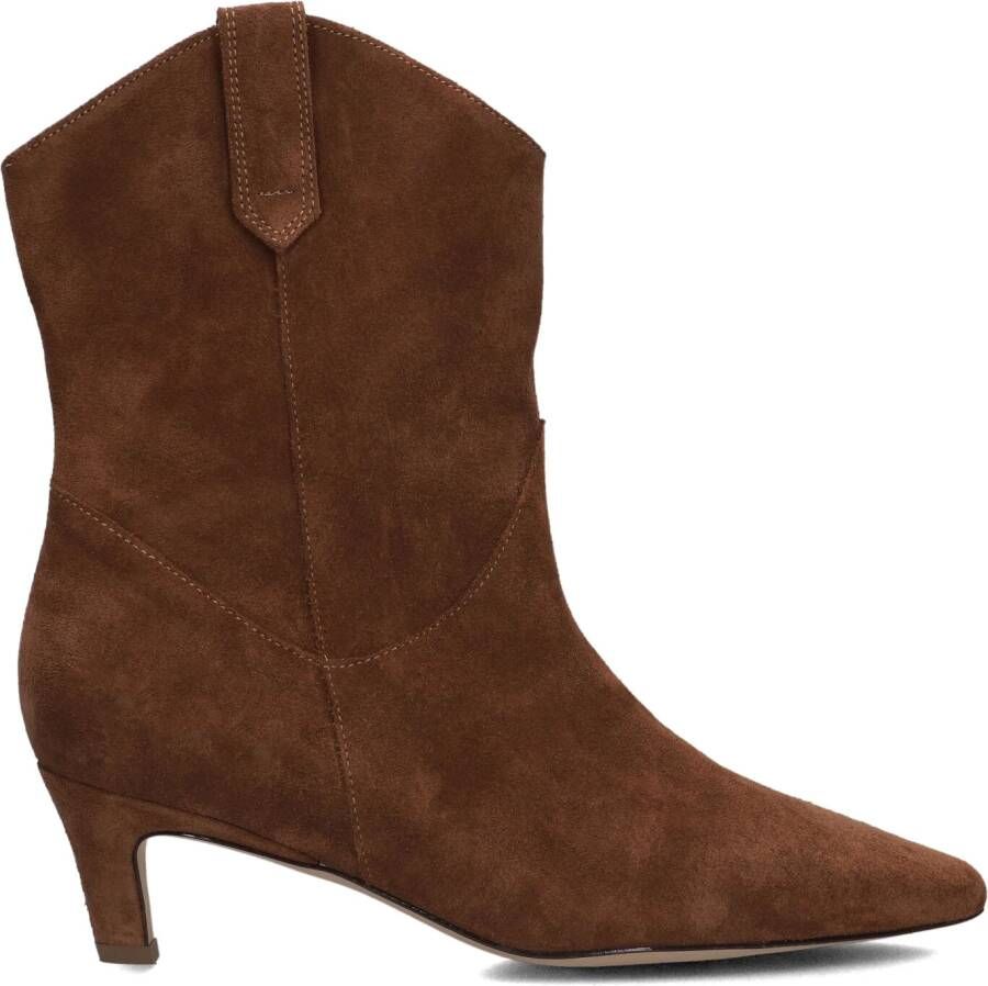 BIBI LOU Enkellaarsjes Dames 800t60aa Maat: 38 Materiaal: Suède Kleur: Bruin
