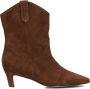 BIBI LOU Enkellaarsjes Dames 800t60aa Maat: 38 Materiaal: Suède Kleur: Bruin - Thumbnail 4