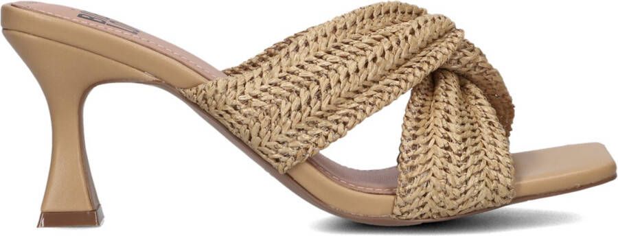 BIBI LOU Muiltjes Dames 882z94hg Maat: 37 Materiaal: Papierstro Kleur: Camel - Foto 4