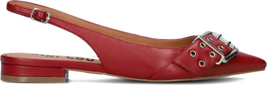 BiBi Lou Dames Sandalen 520z10vk Samira Flat Carmin Rood - Foto 4
