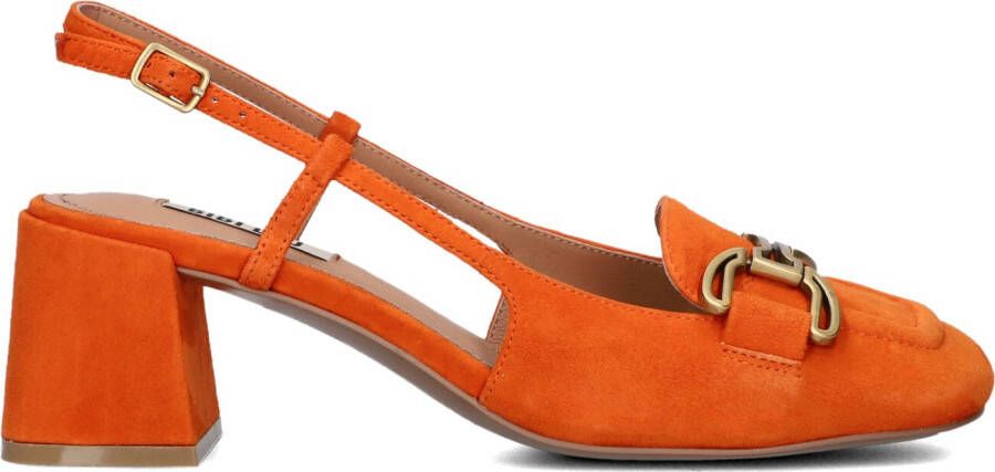 BIBI LOU Slingbacks Dames 544z30vk Maat: 40 Materiaal: Suède Kleur: Oranje