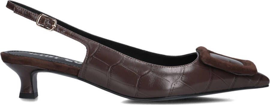 BIBI LOU Slingbacks Dames 613z55vk Maat: 37 Materiaal: Leer Kleur: Bruin