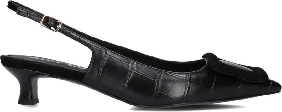 BIBI LOU Slingbacks Dames 613z55vk Maat: 38 Materiaal: Leer Kleur: Zwart