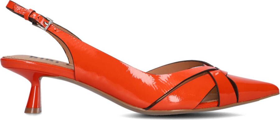 BIBI LOU Slingbacks Dames 632z21vk Maat: 38 Materiaal: Lakleer Kleur: Oranje